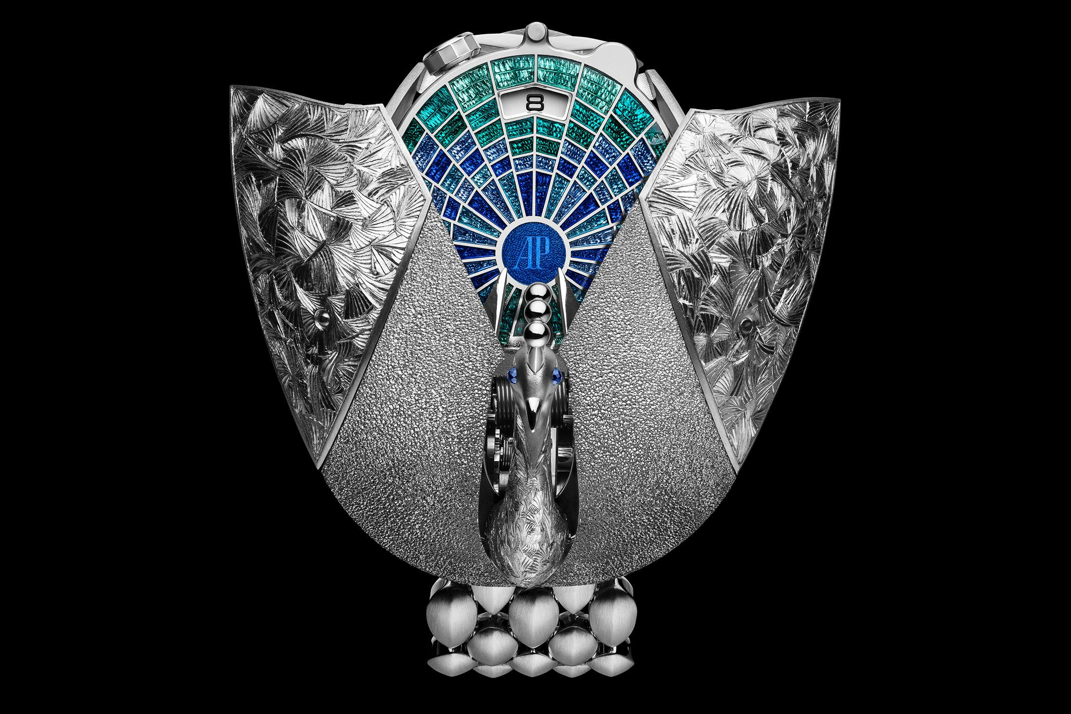 AP Atelier Etablisseurs Peacock Open Front Dial