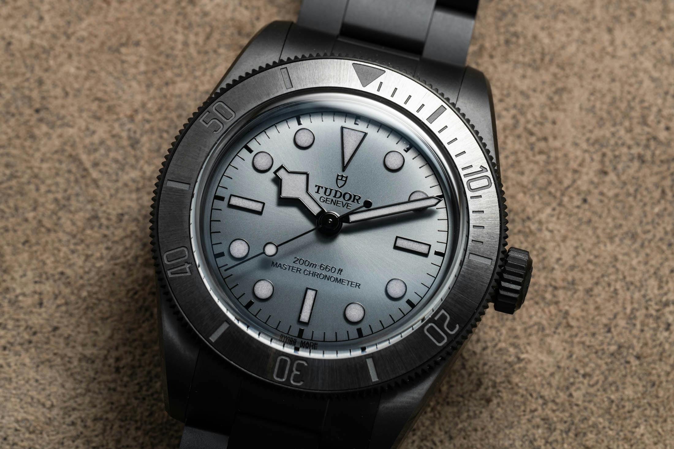 Black Bay Ceramic Dial Focus