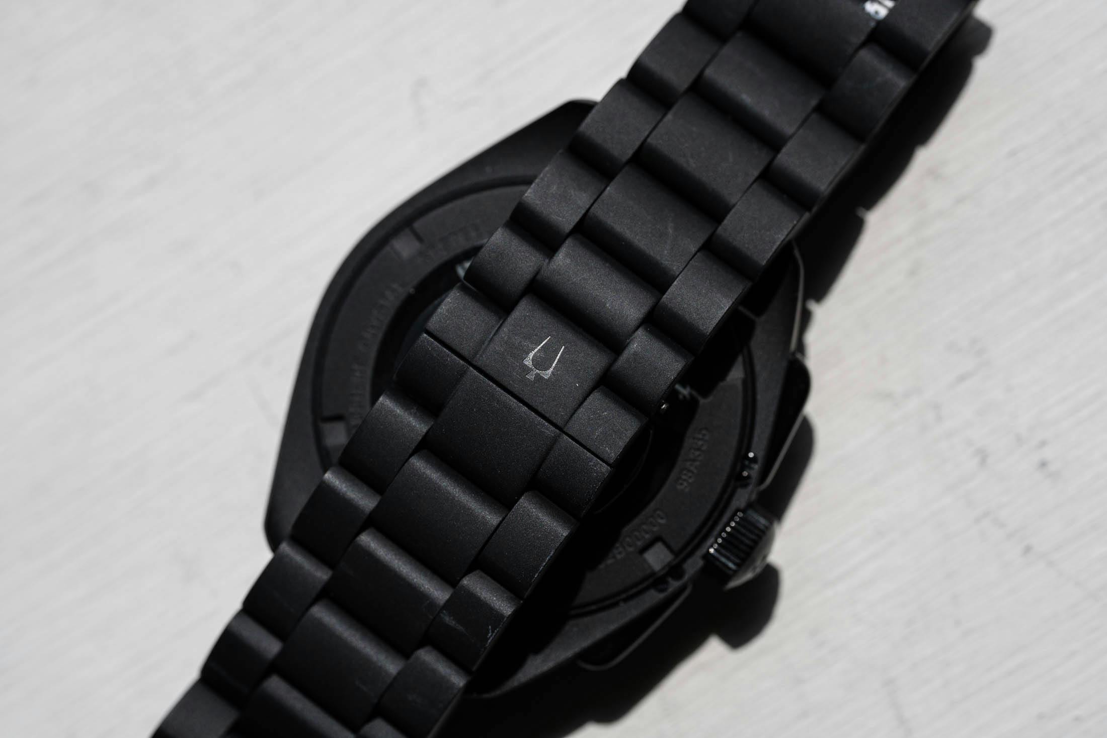 Bulova Lunar Pilot Black Hole Bracelet Back