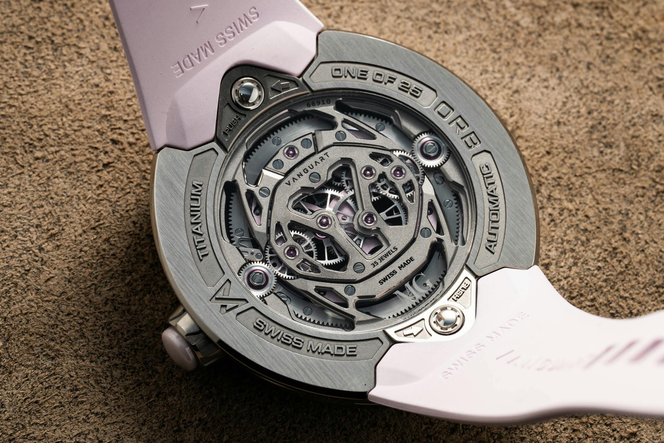 Vanguart Orb Pink Ceramic Caseback