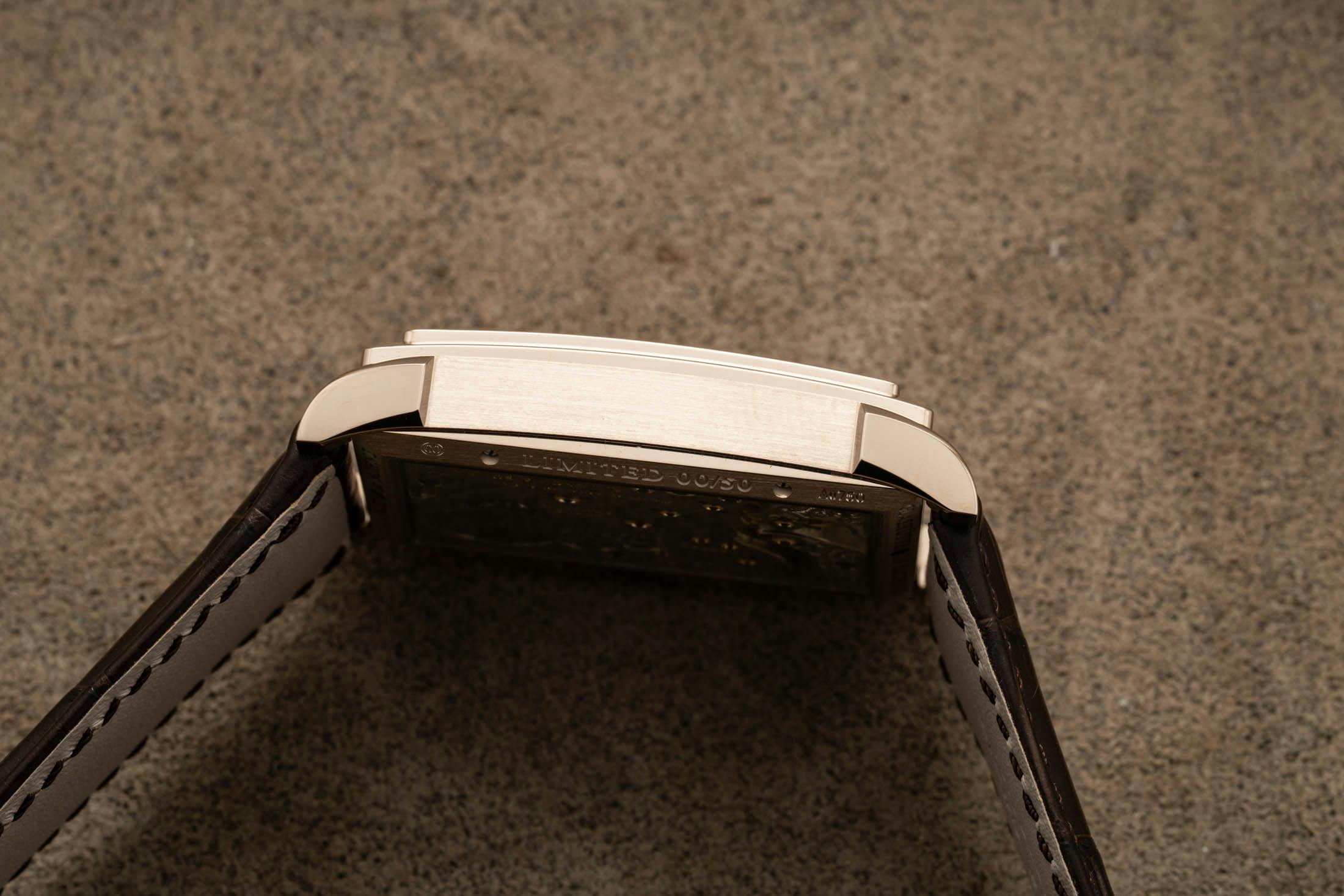 Lange Cabaret Tourbillon Honeygold Case Side