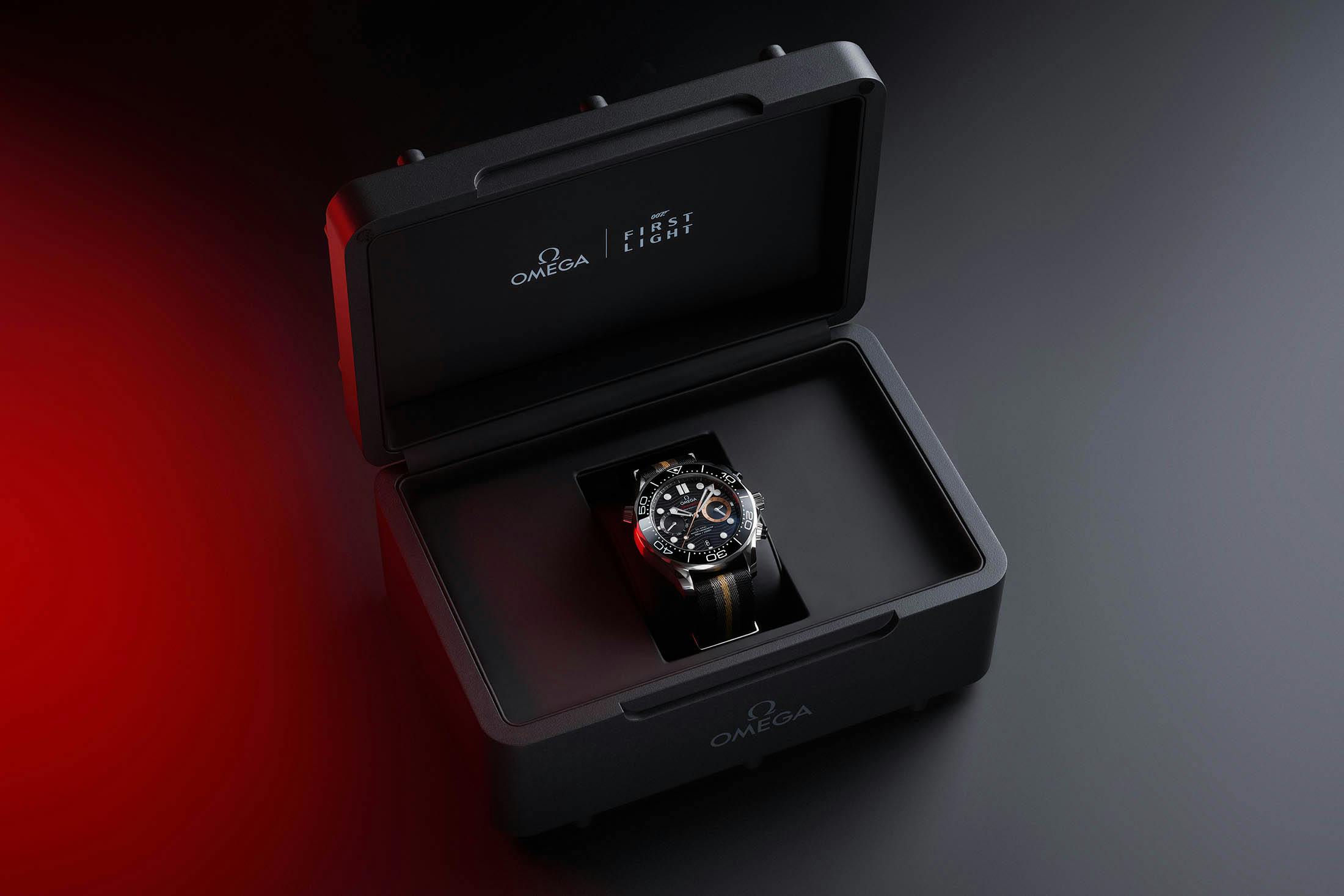007 First Light Seamaster Chronograph Box Shot