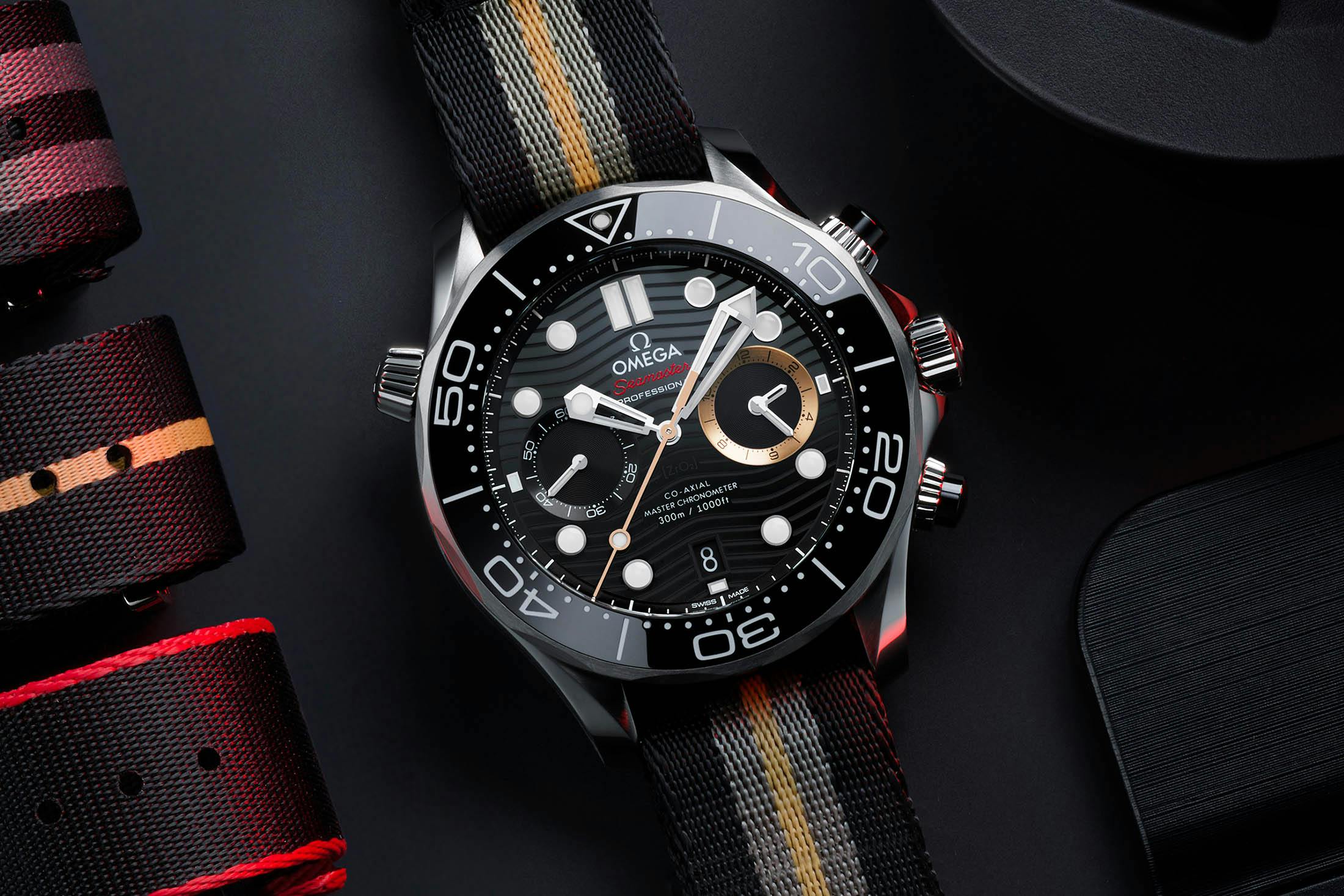 007 First Light Seamaster Chronograph Straps Pic