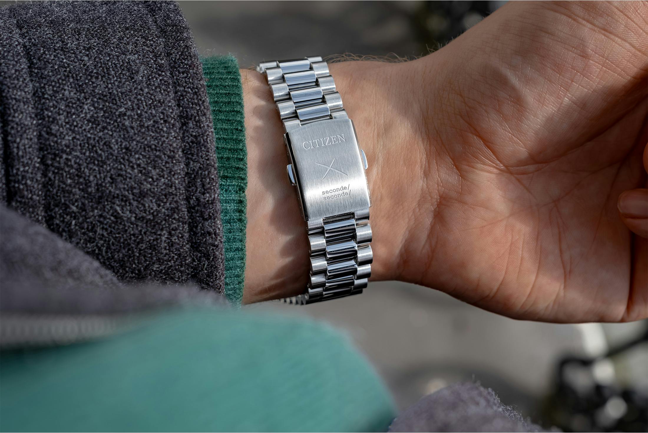The Citizen Tsuyosa seconde/seconde/