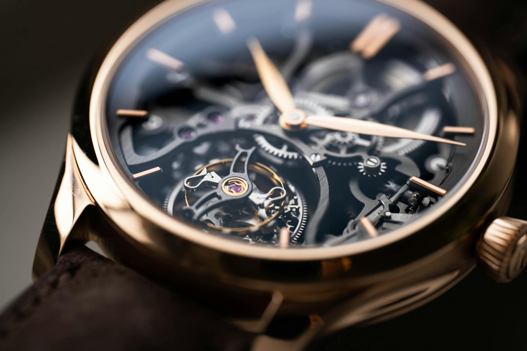Endeavour Tourbillon Skeleton Tourbillon Cage