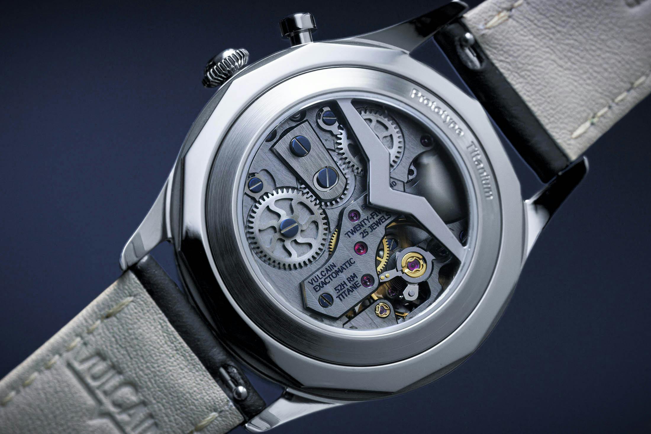 Vulcain Cricket Titanium Caseback