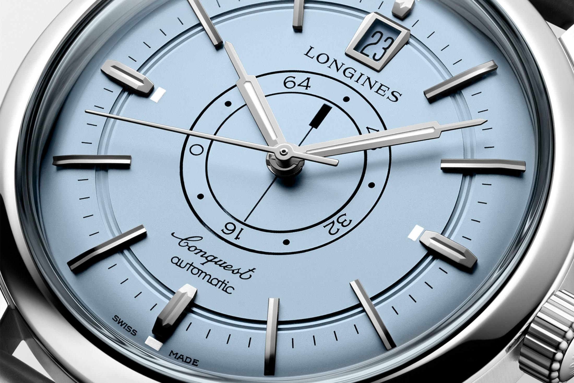 Longines Conquest Power Reserve Dial Macro