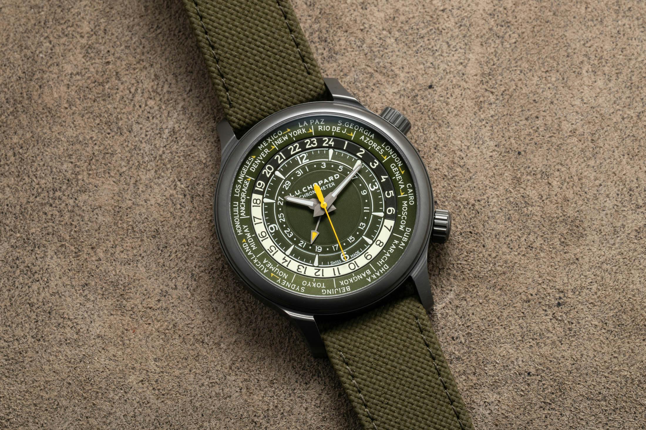 LUC Chopard Time Traveler One Khaki Soldier