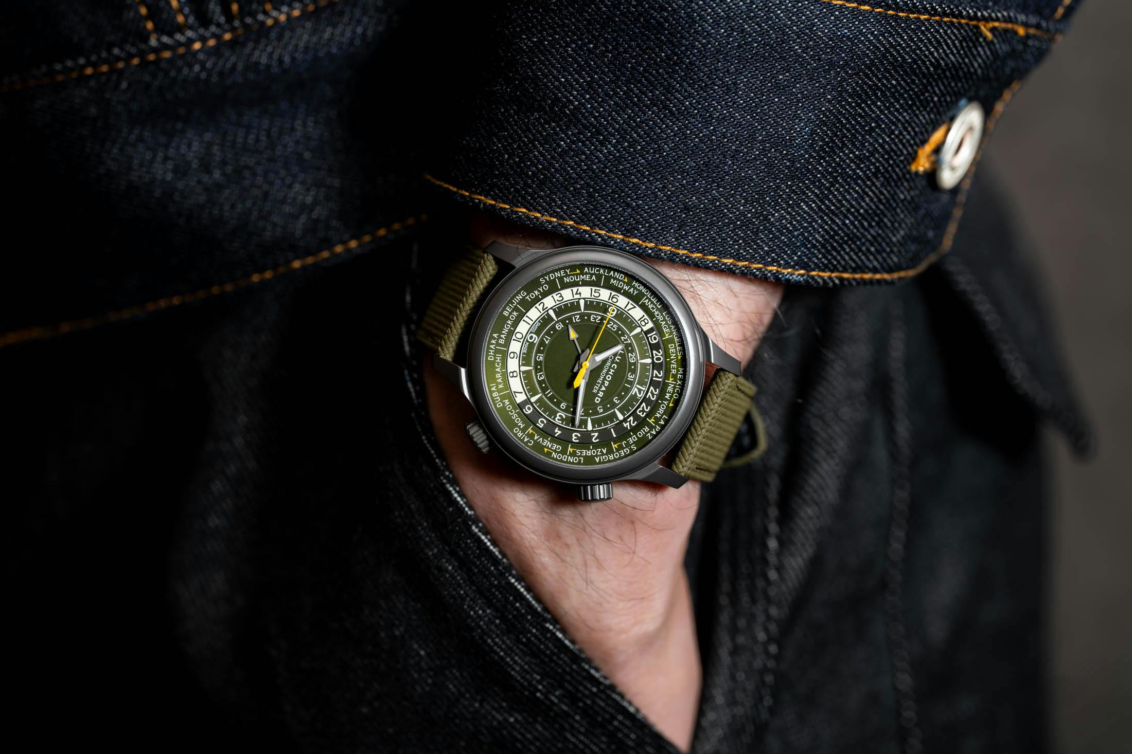 LUC Chopard Time Traveler One Khaki Pocket Shot