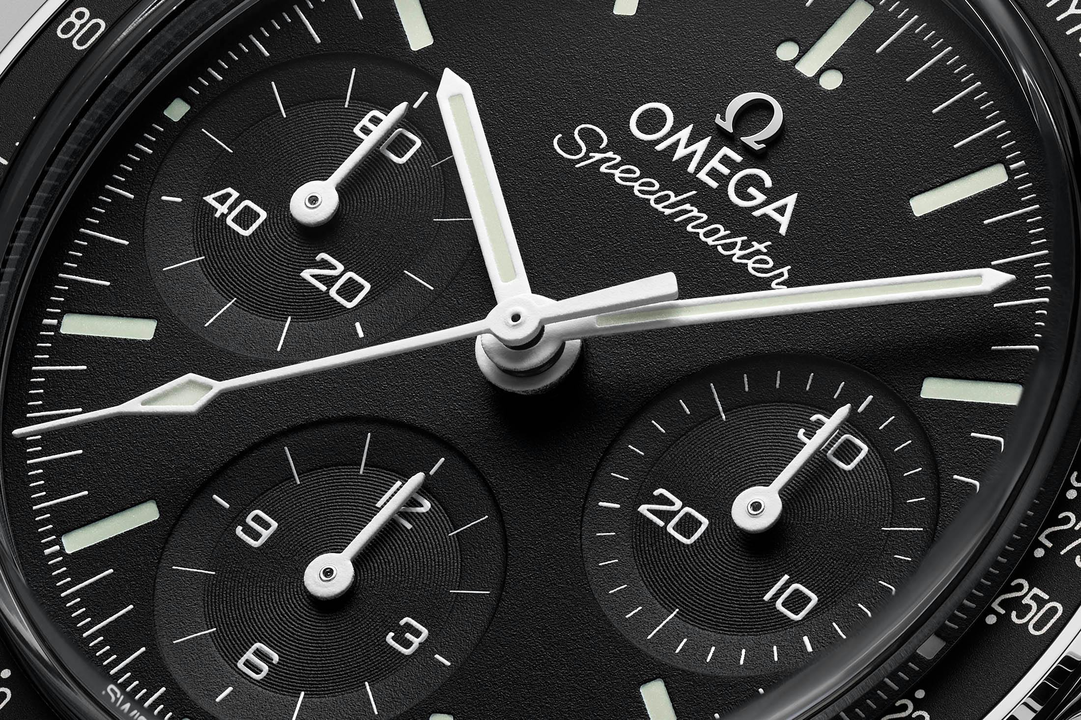 Speedmaster 38mm Black Dial Slanted Shot