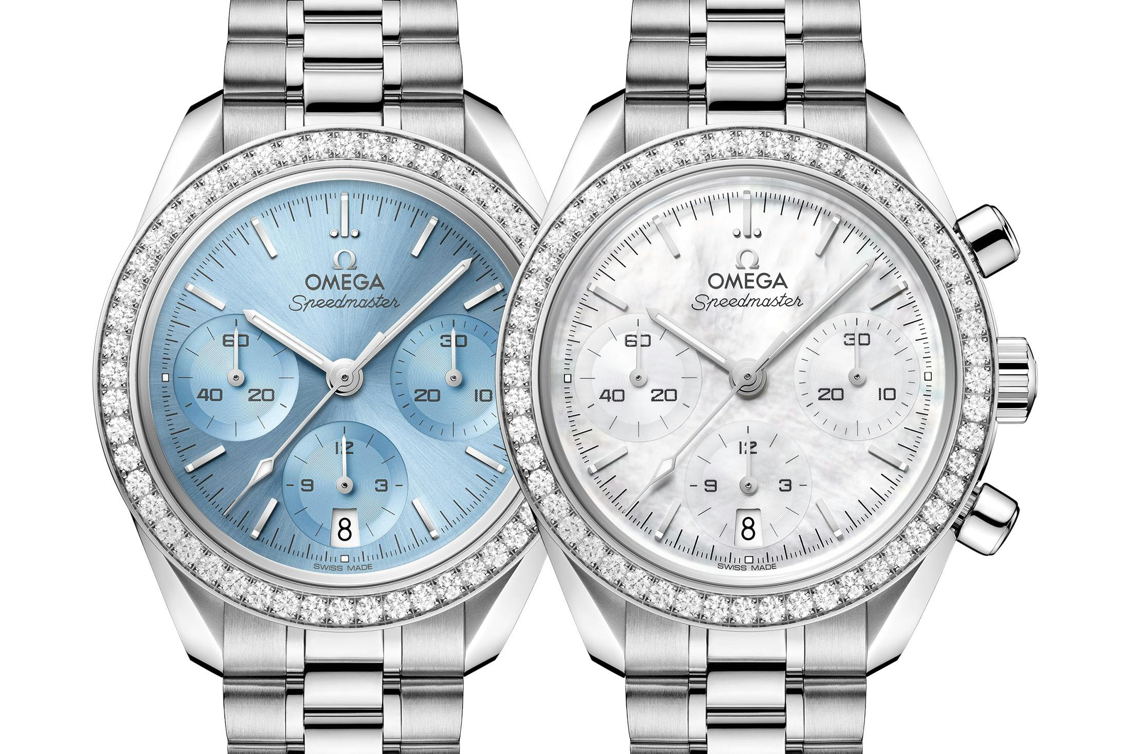 Speedmaster 38mm Diamond-Set Bezels