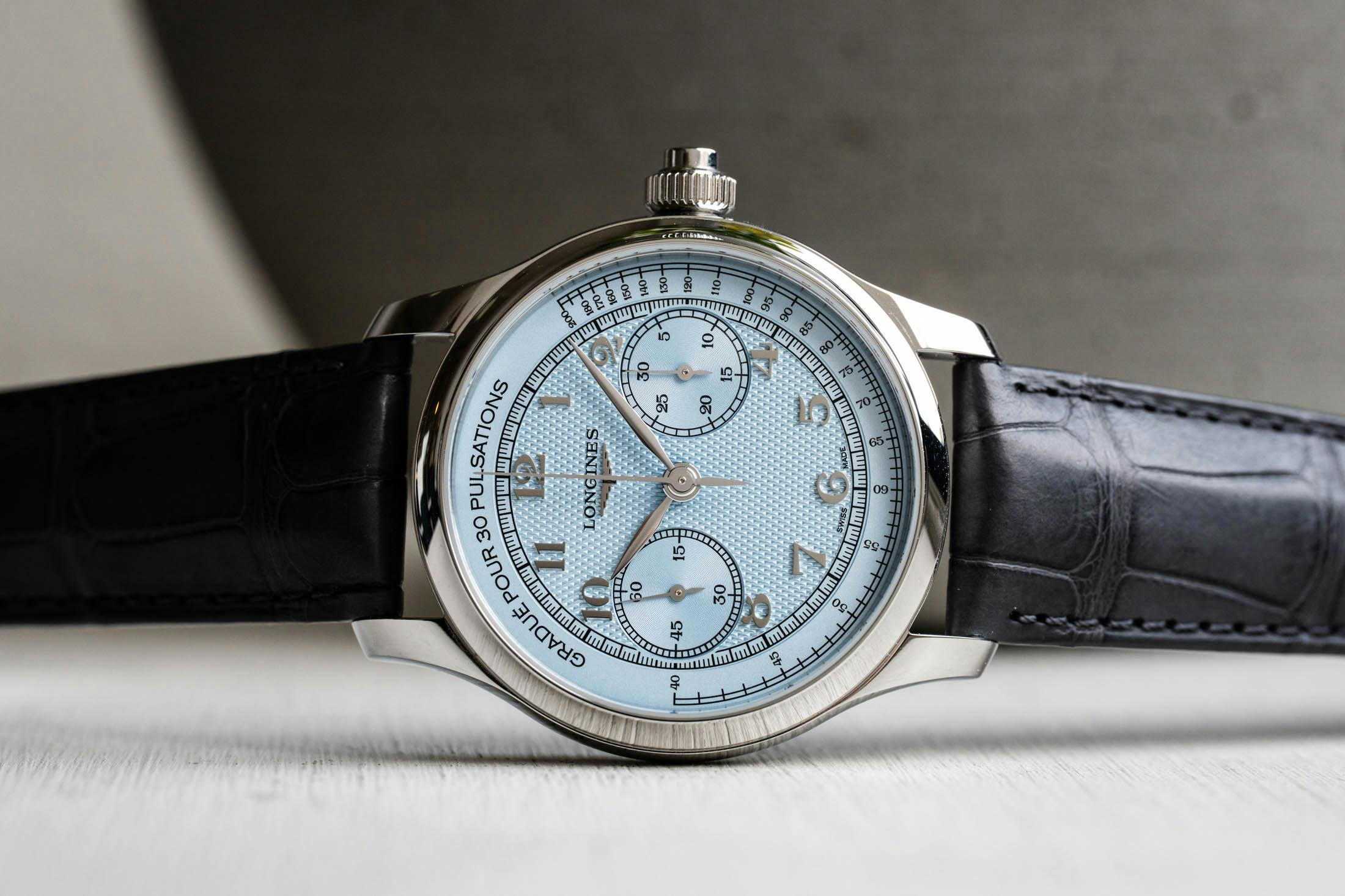 Longines Master Collection Monopusher Table Shot