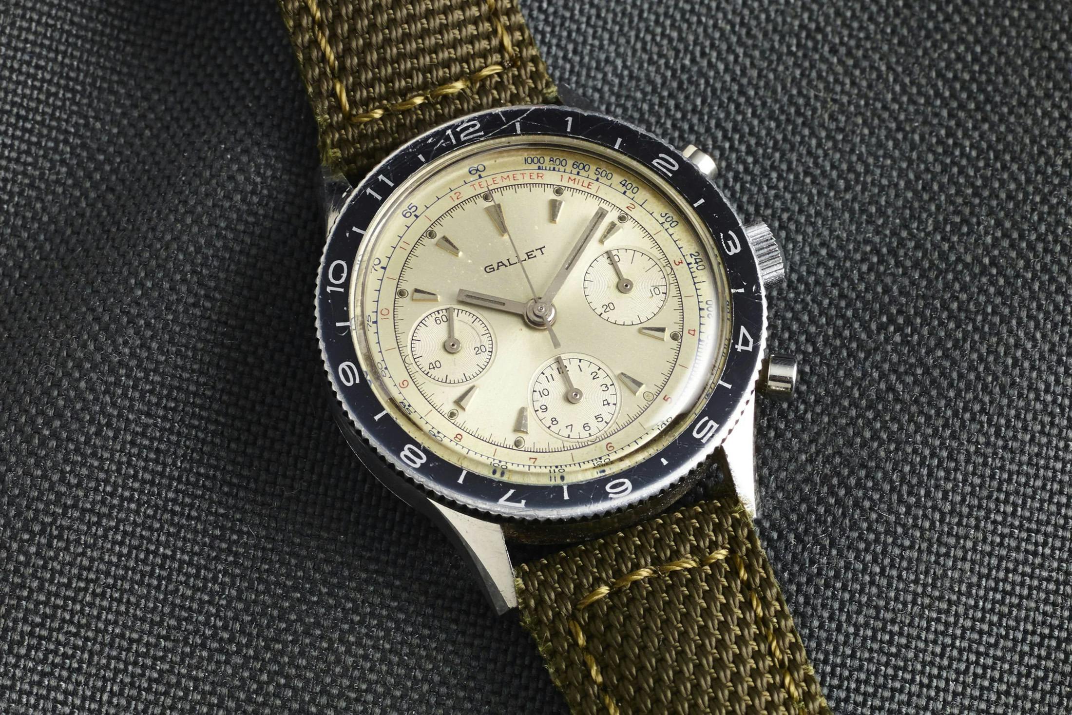 Vintage Gallet Multichron Pilot
