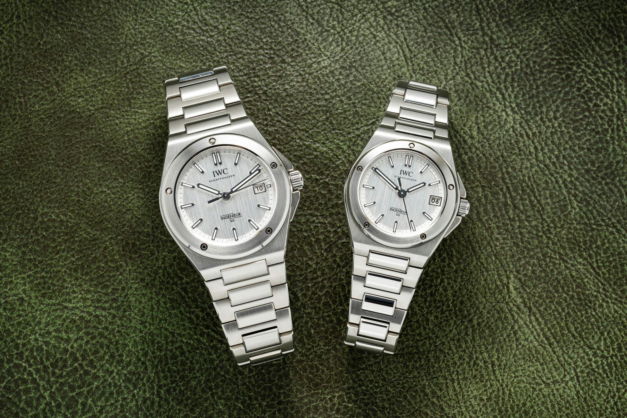 IWC Ingenieur 50th Anniversary Side By Side