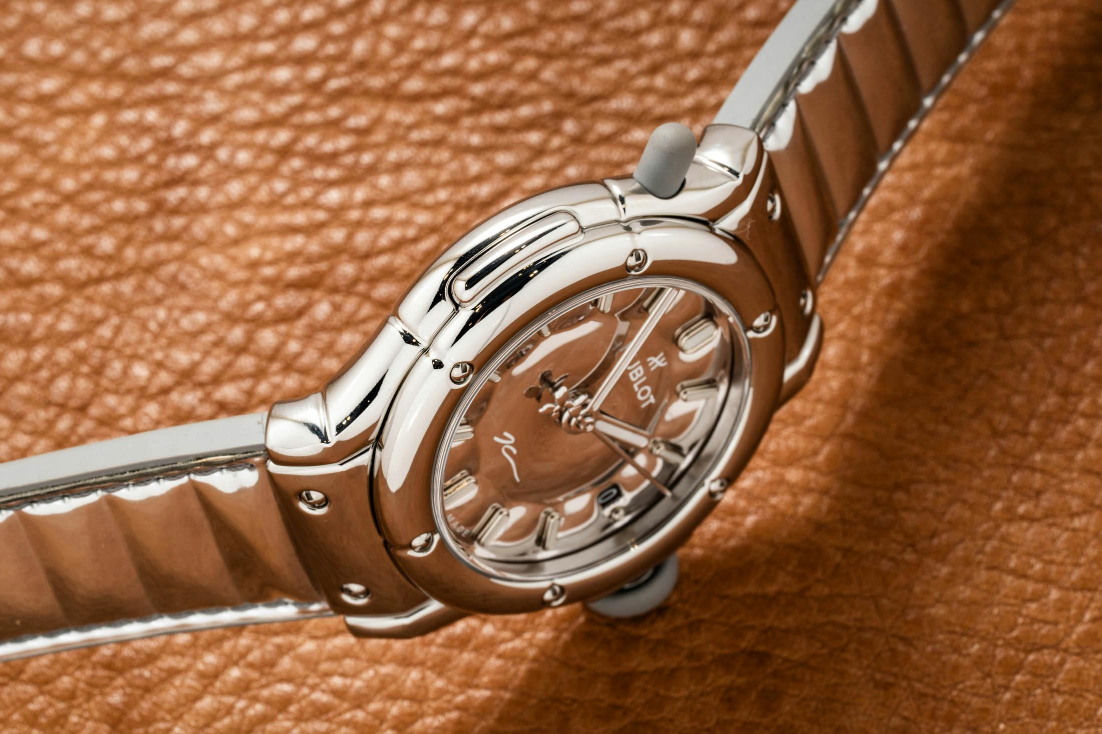 Hublot Jeff Koons Balloon Dog Silver Side Profile