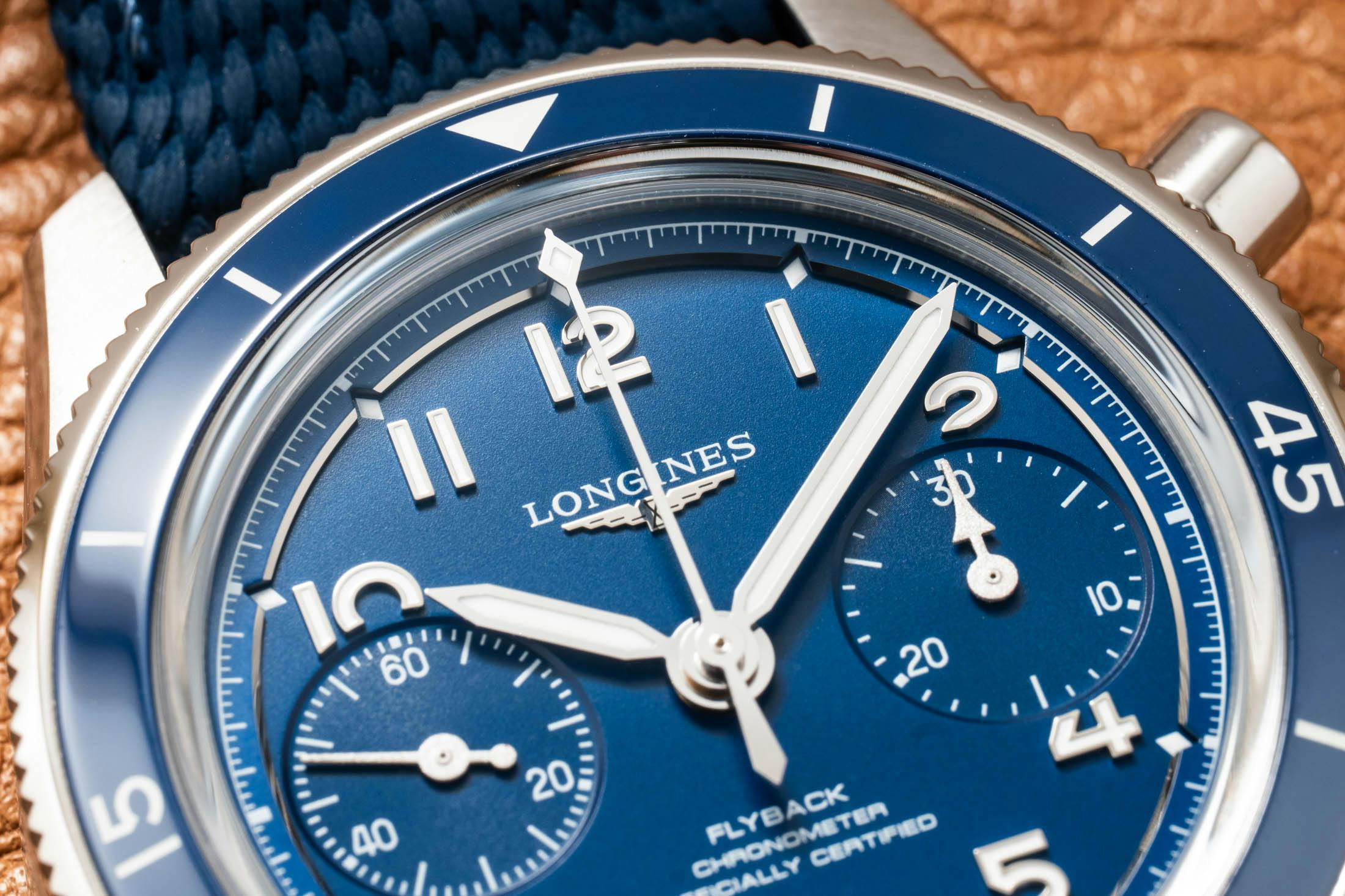 Spirit Pilot Blue Dial Macro