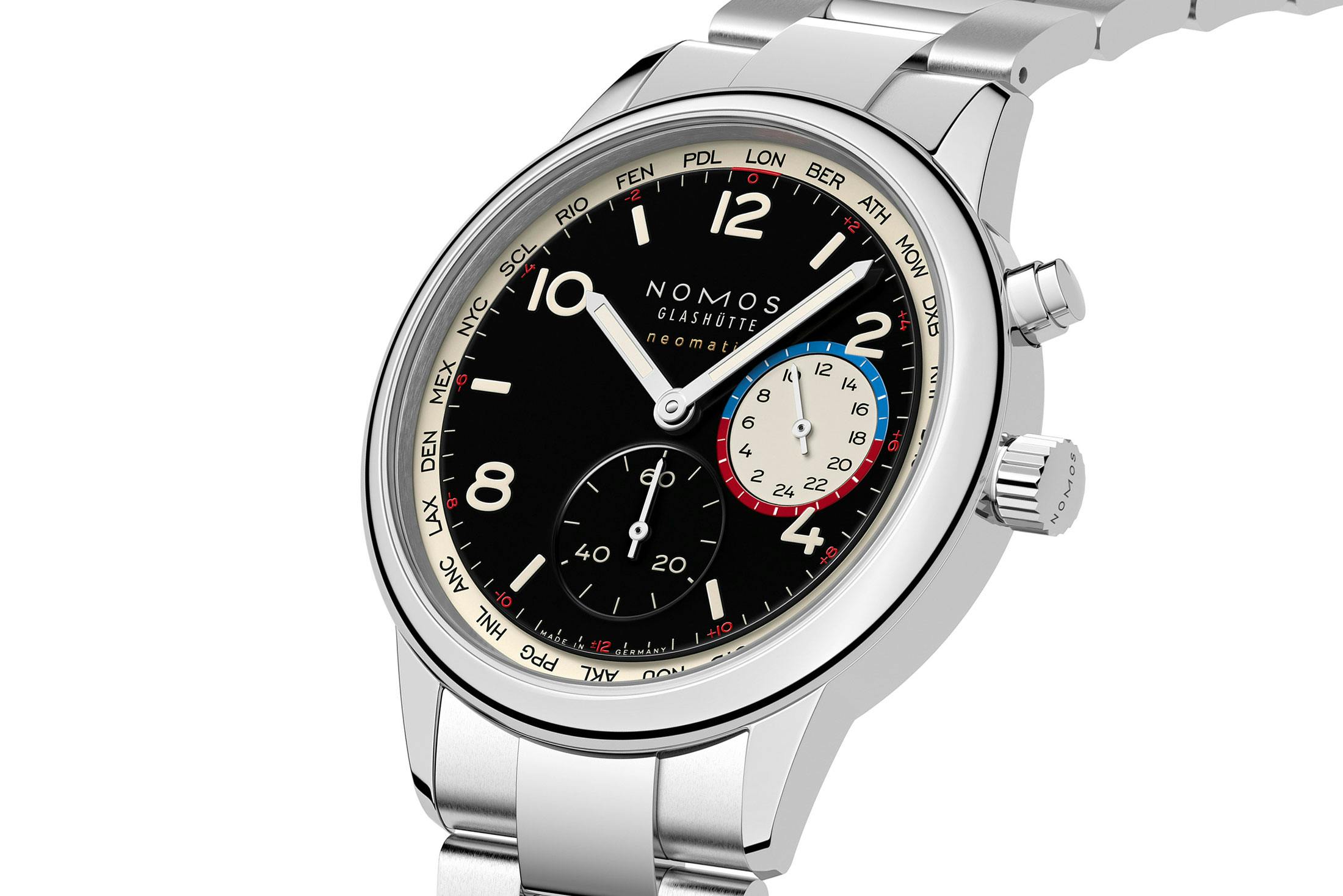 The Nomos Club Sport Neomatik Worldtimer Dark