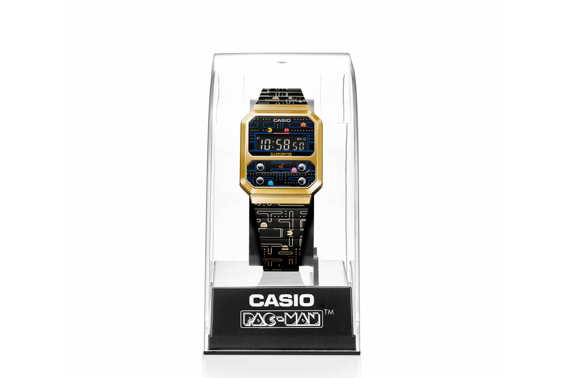 新品】CASIO パックマンコラボモデル A100WEPC-1BJR - 時計