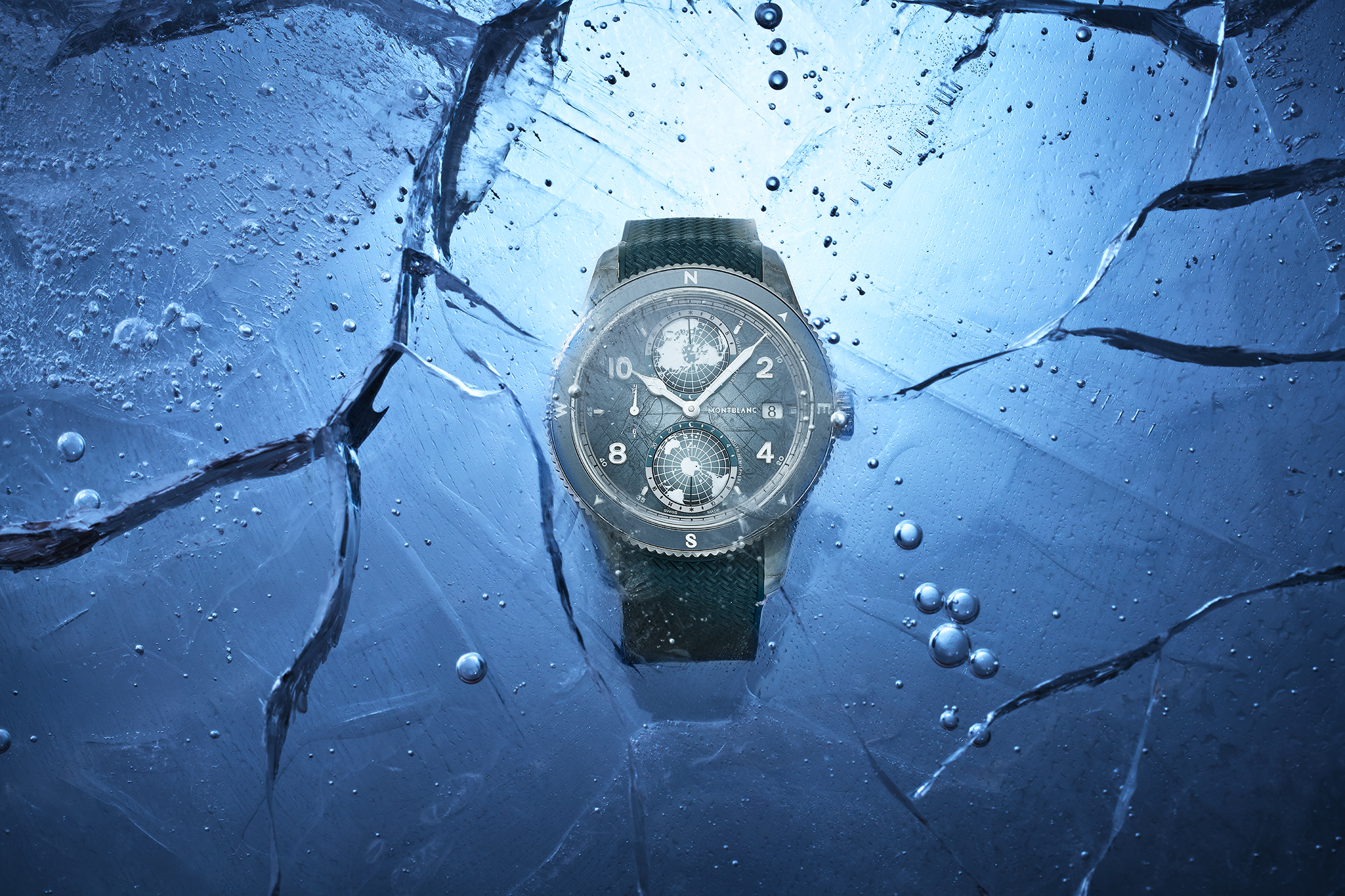 モンブランの新作アイスシー 38mmと1858 ジオスフェールに見る