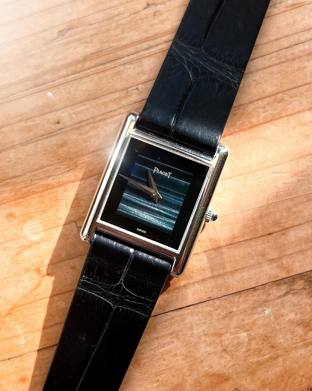 Piaget Tank onyx dial