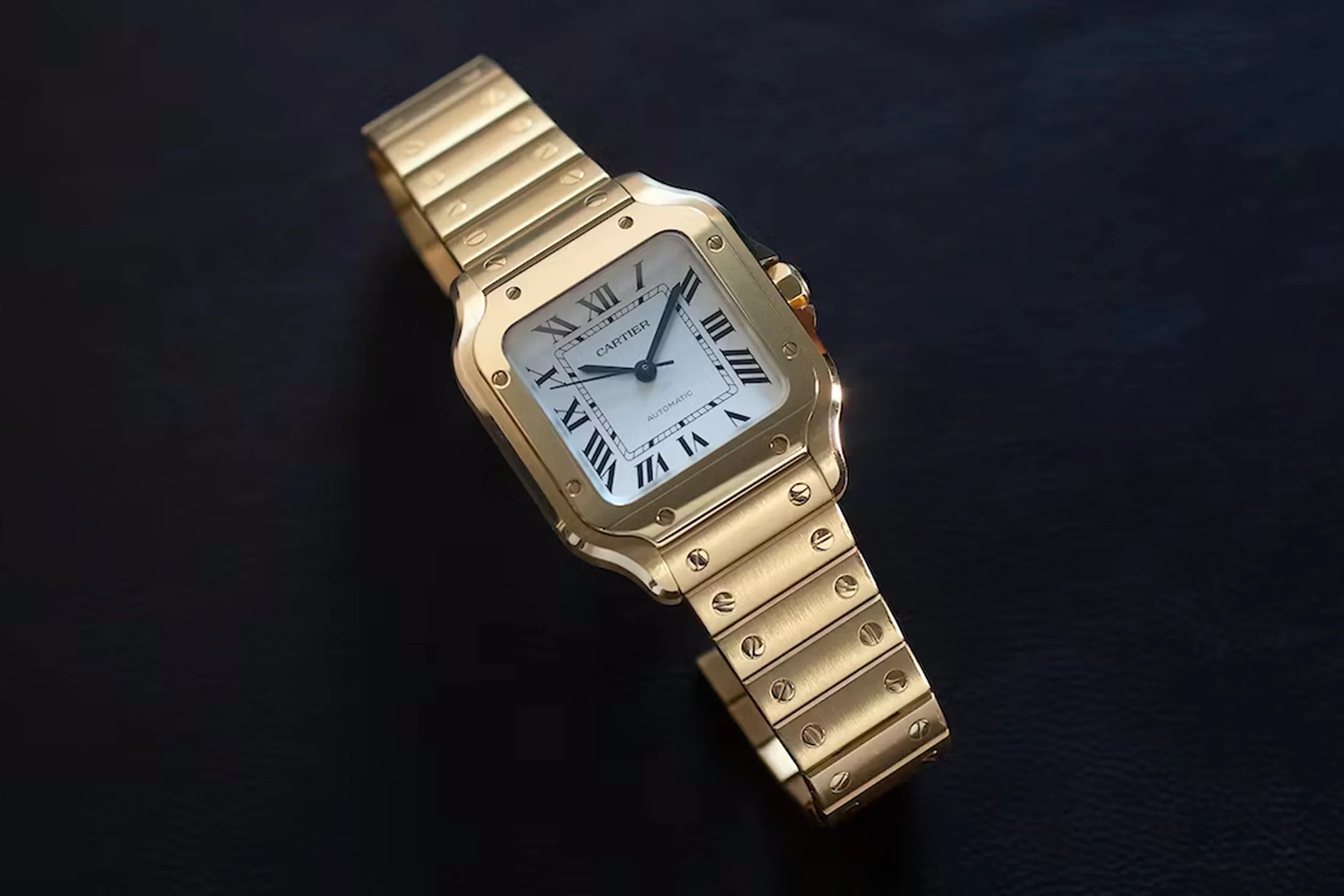 Cartier Santos Gold 