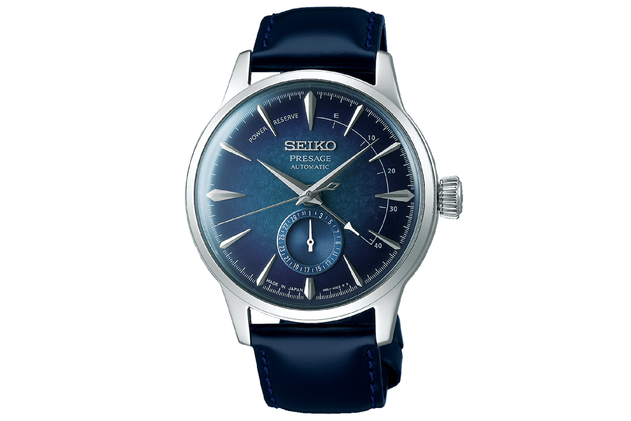 セイコーSEIKO プレサージュ　SARY165 自動巻 青文字盤カクテルタイム ☆イソザキ時計宝石店☆マイスター公認高級時計師（CMW）がいる