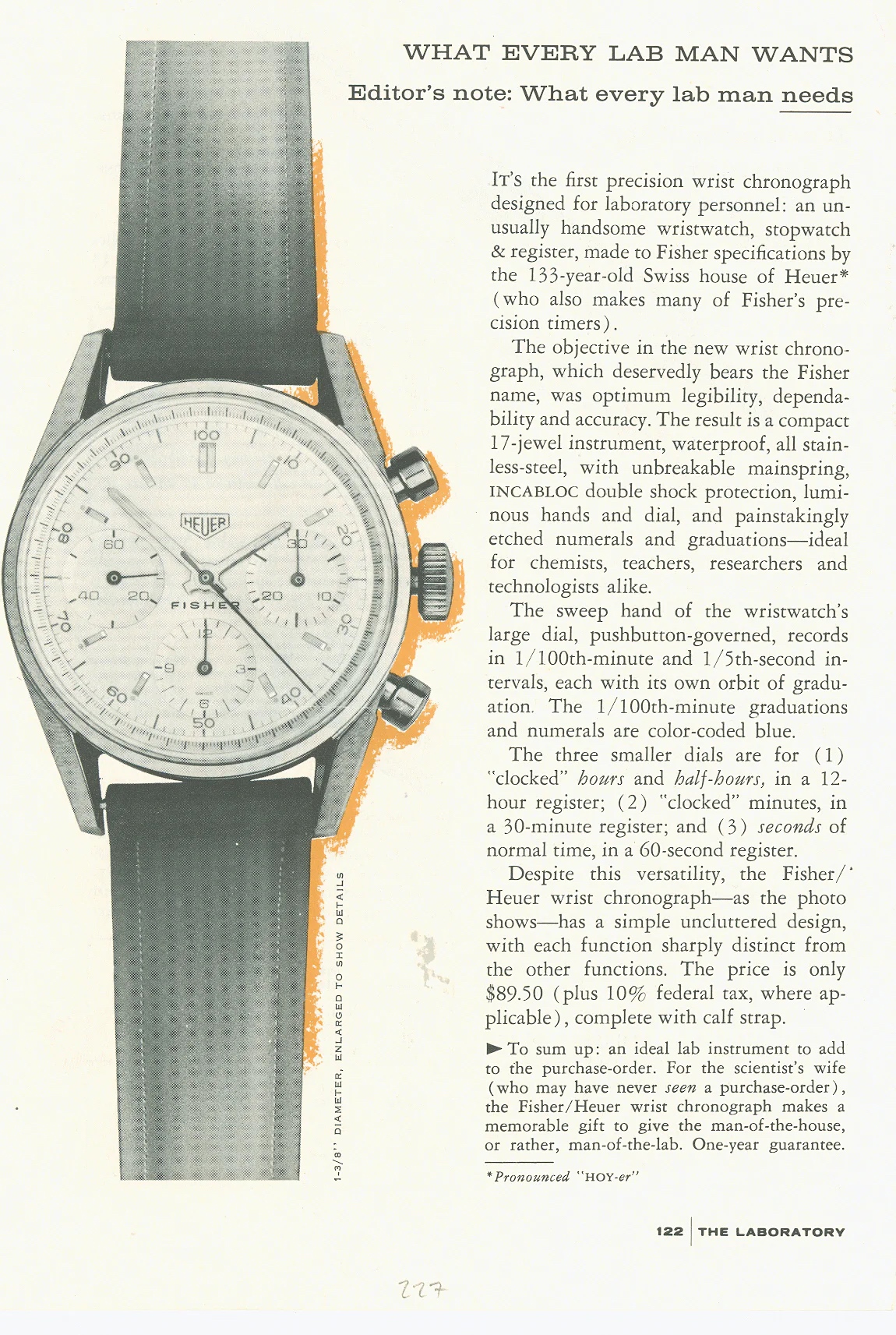 An old advertisement for the Fisher Carrera