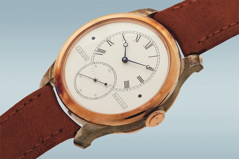 An F.P. Journe ref. T30 that sold for $529,200 at Phillips. 
