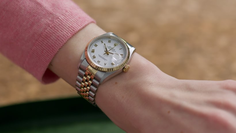 Rolex Datejust 16233 on the wrist