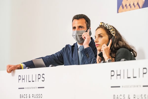 Paul Boutros, Head of Watches for the Americas at Phillips, and Isabella Proia, Head of Sale and International Specialist, Vice President, at Phillips Watches.