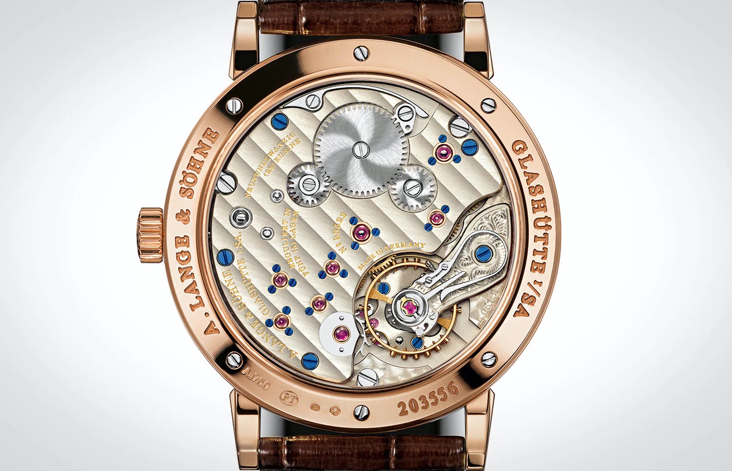 Movement of an Lange watch 