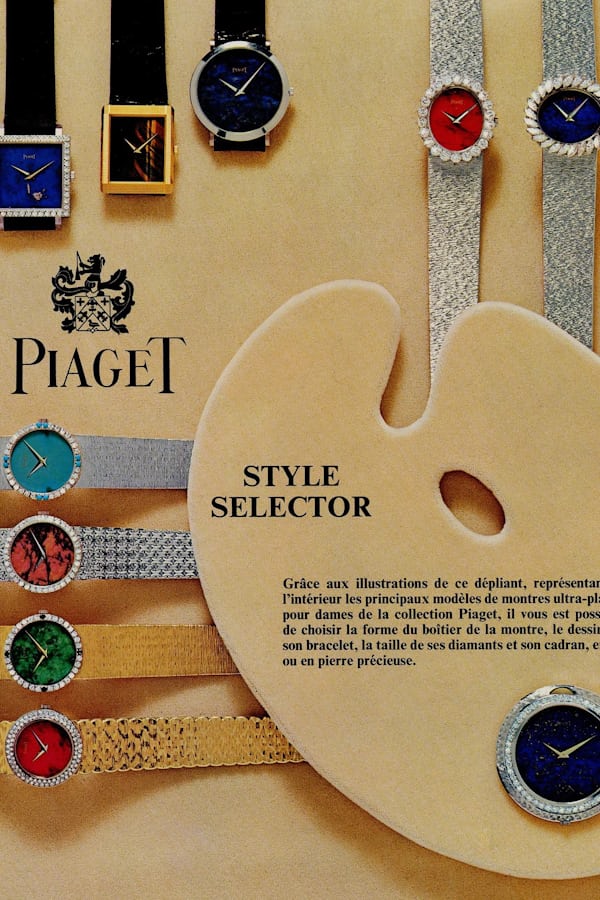 vintage piaget stone dials