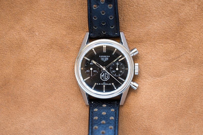 3657NT Carrera with MG logo on the dial