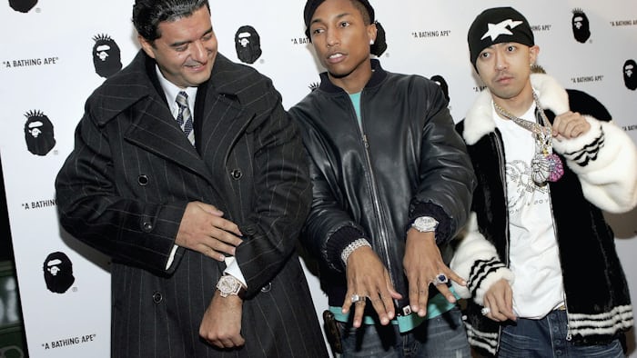 Jacob, Pharrell and Nigo.