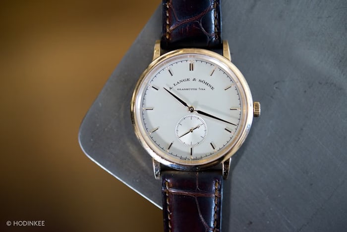 A. Lange & Söhne Saxonia in pink gold