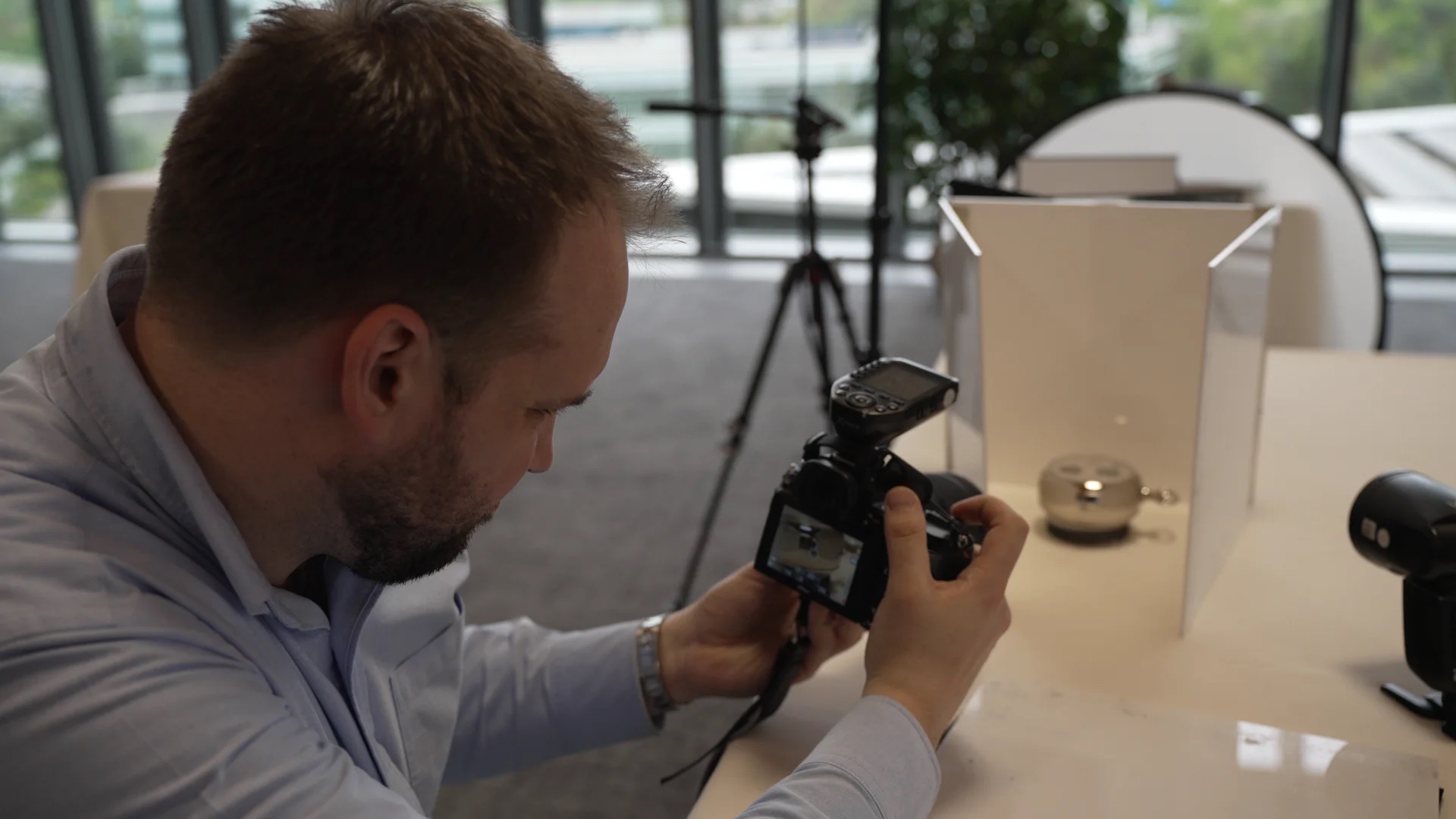 Mark taking a picture of the Grand Berkley Complication