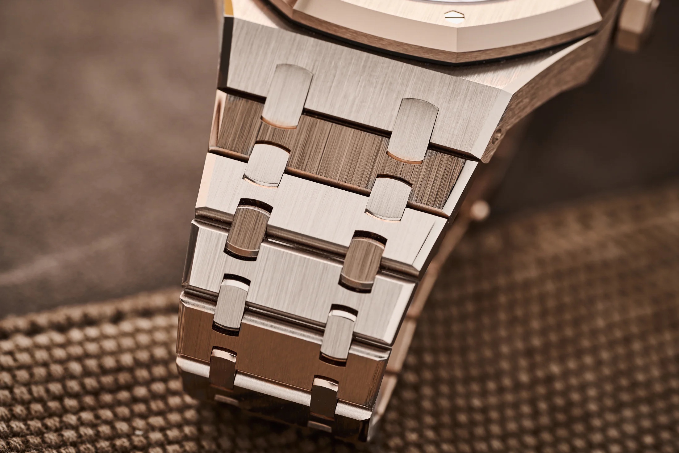 Audemars Piguet Royal Oak Self-Winding Flying Tourbillon Openworked in Sand Gold
