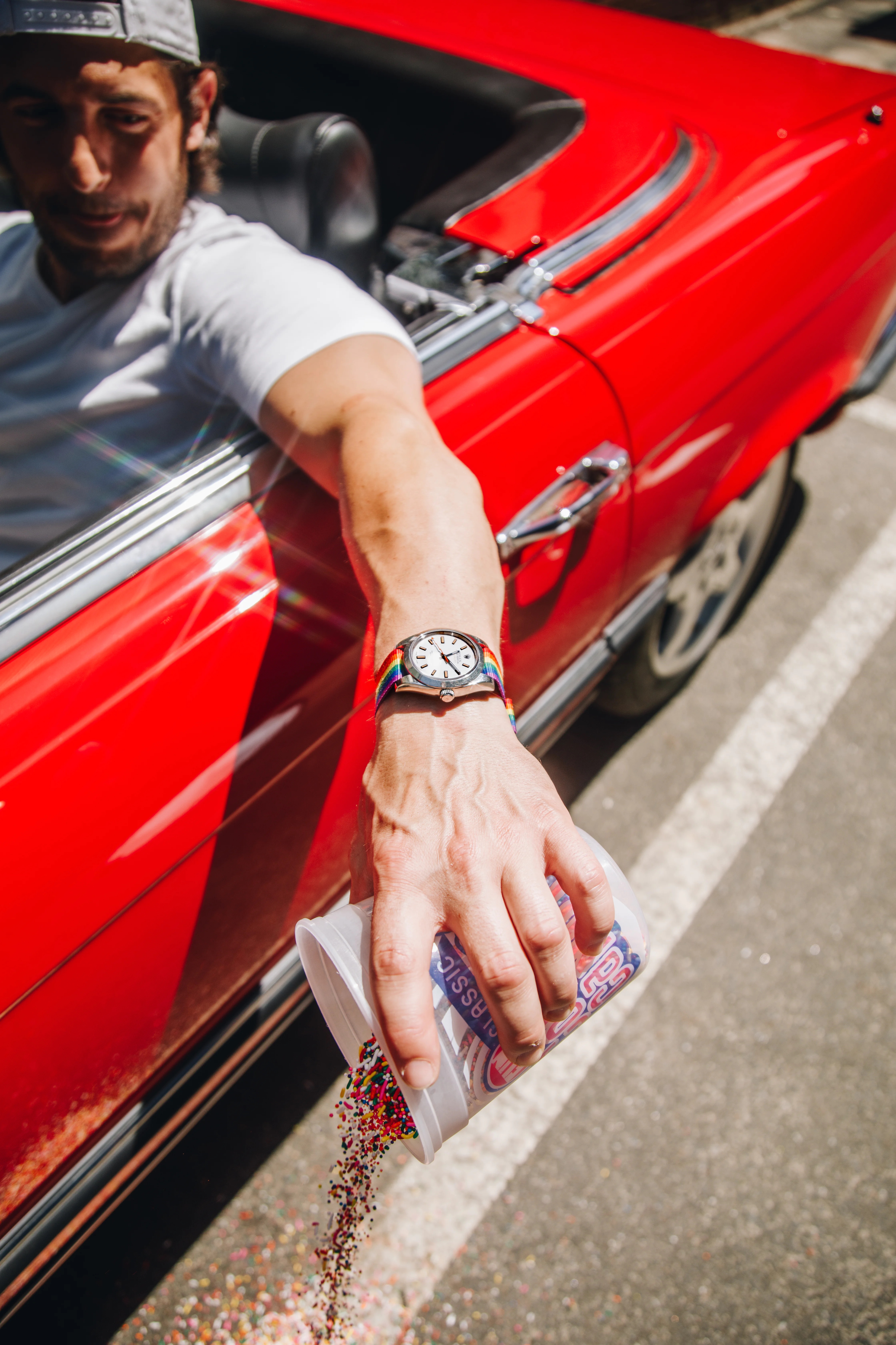 rolex milgauss white dial