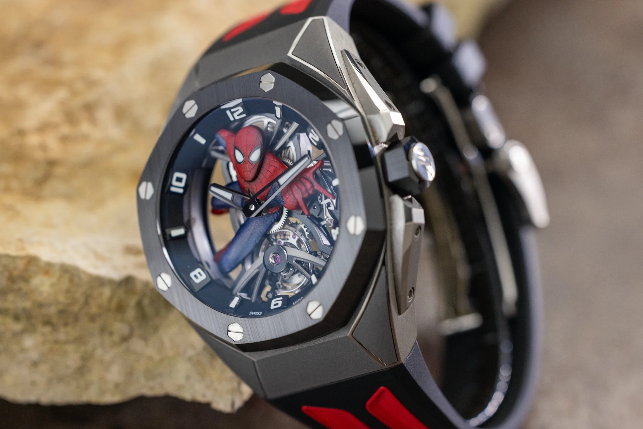 Royal Oak Concept Tourbillion featuring Spider-Man watch