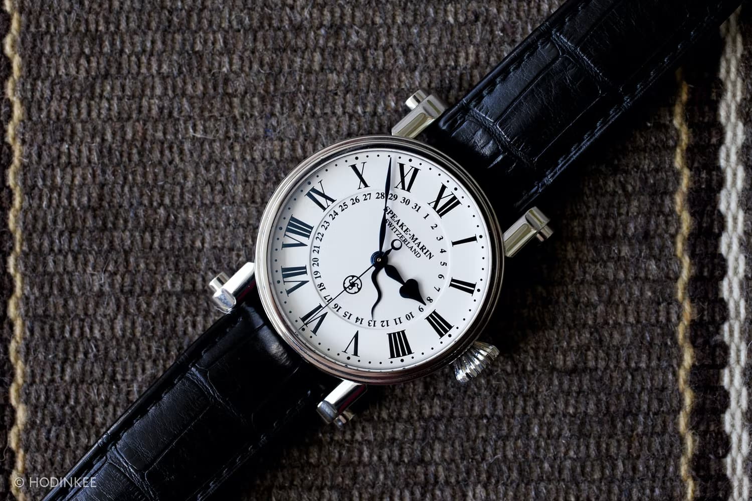 Speake-Marin Serpent Calendar dial