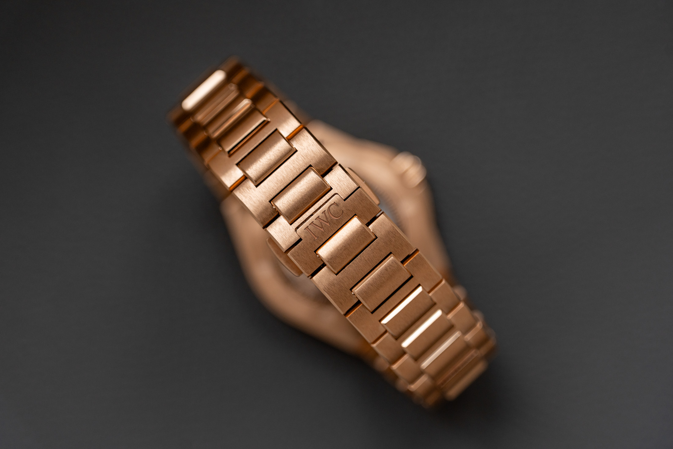 IWC インヂュニア・オートマティック 40 ローズゴールドのブレスレット