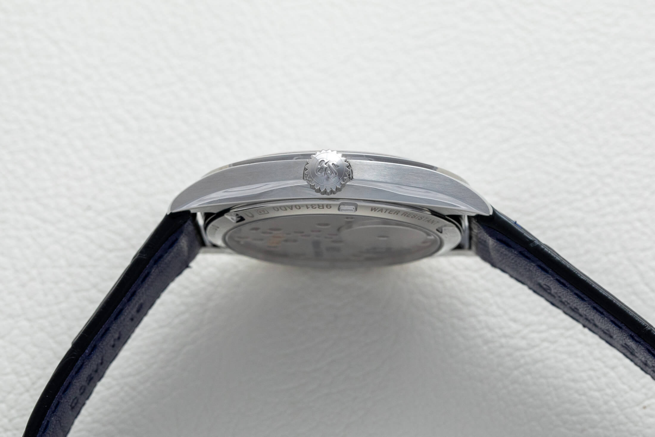 グランドセイコー SBGY007のケースサイド（リューズ側）