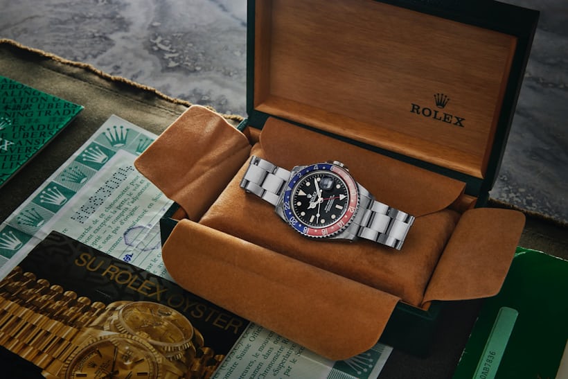 A vintage Rolex GMT-Master