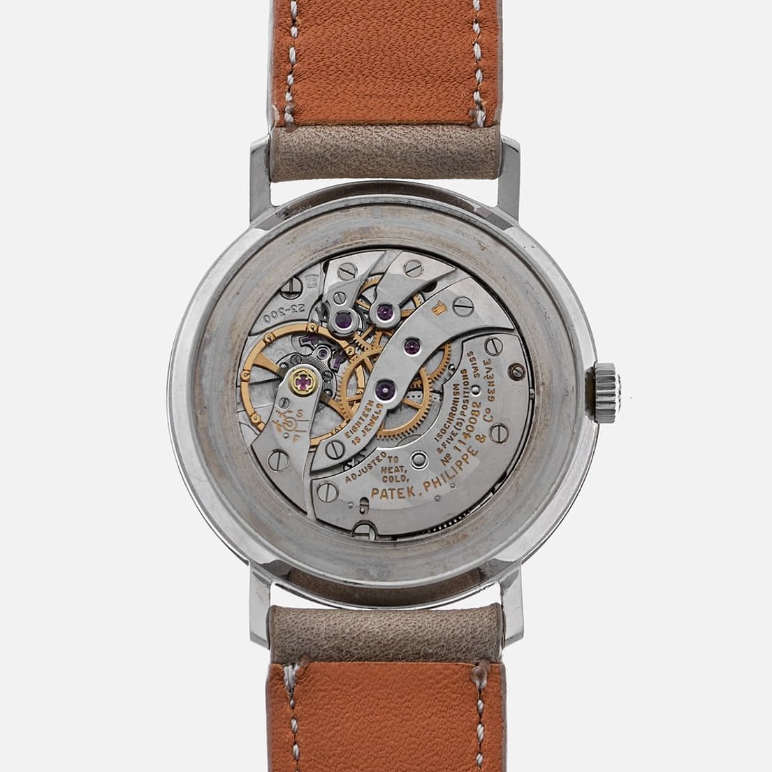Patek Philippe ref. 3509, with the full bridge caliber 23-300