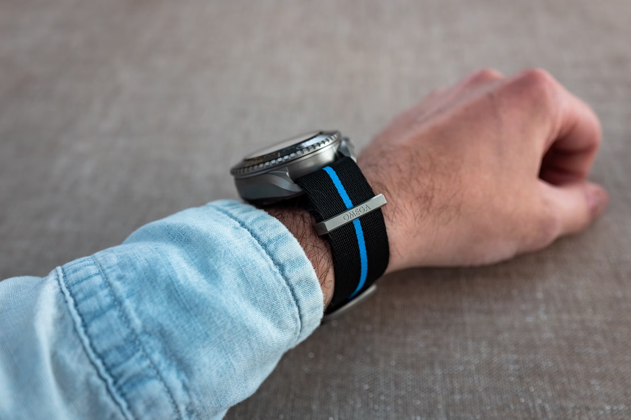 case profile of the titanium ultra deep on the author's wrist. 