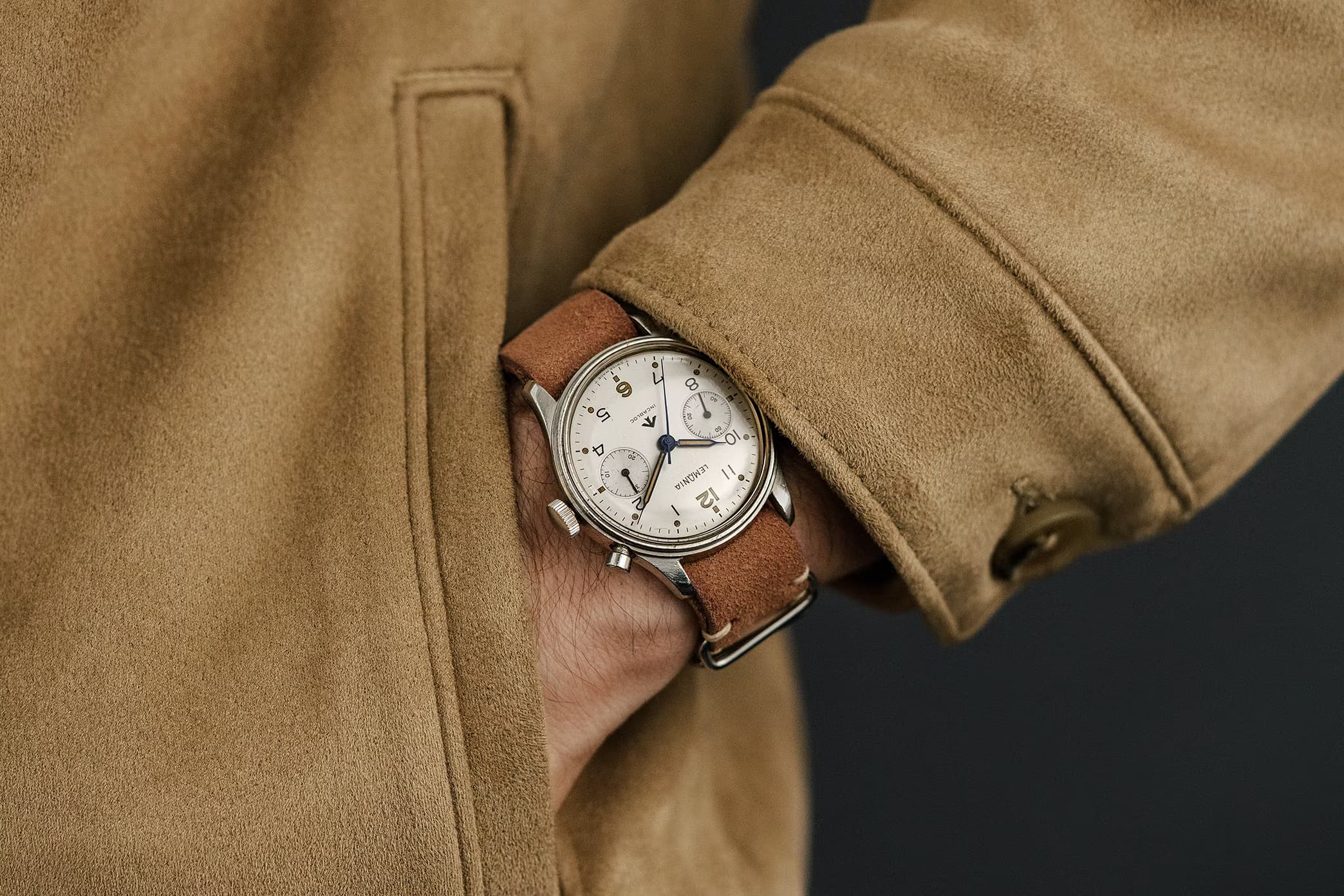 A 1960s Lemania Single-Button Chronograph for the South African Air Force