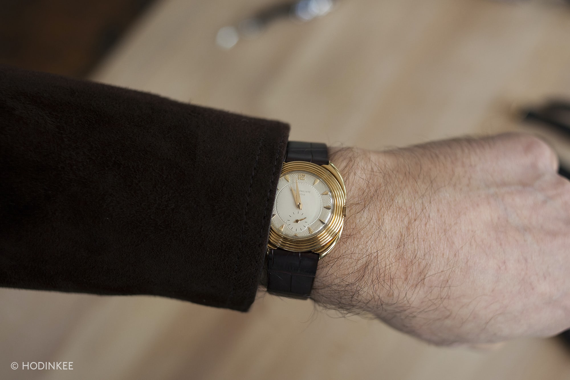 Patek Philippe Reference 2550 wrist shot