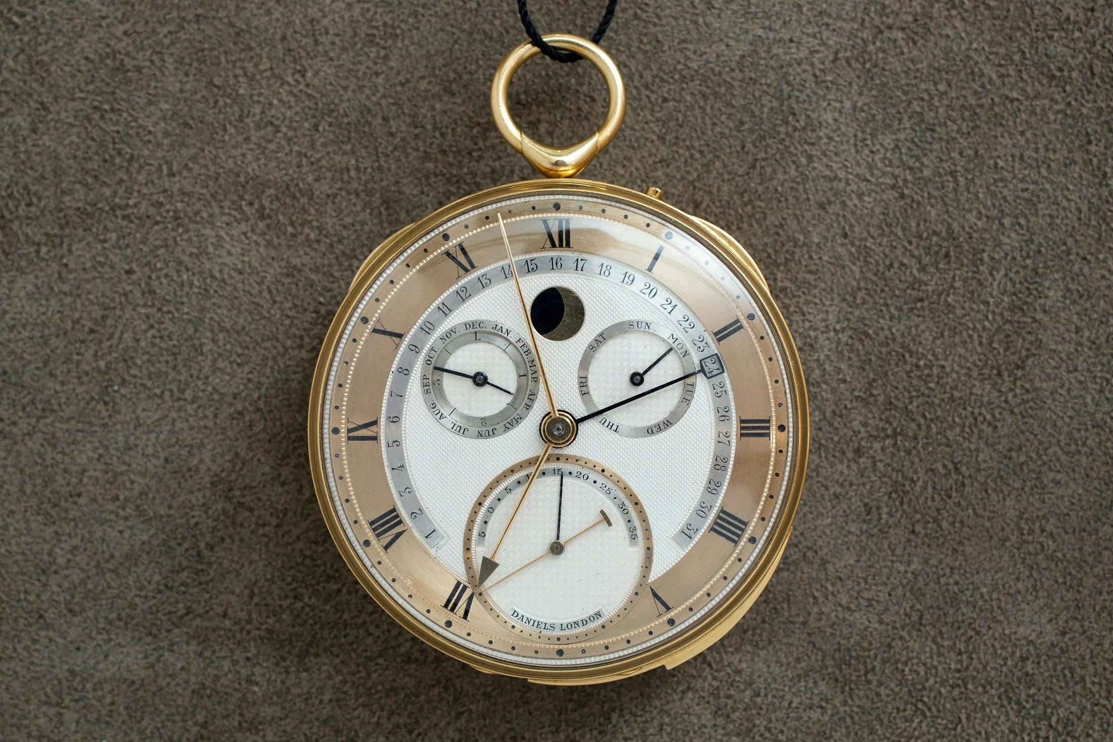 george daniels grand complication pocket watch