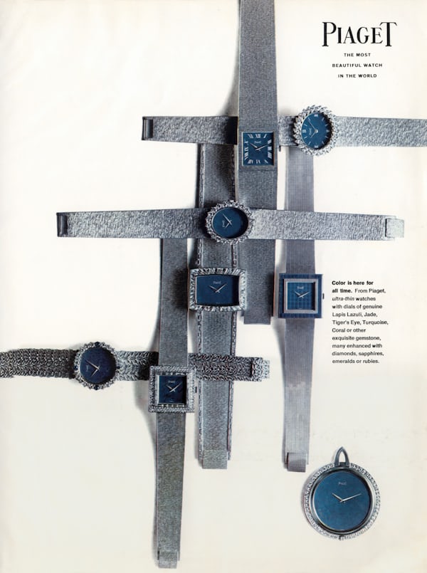 piaget stone dial advertisement