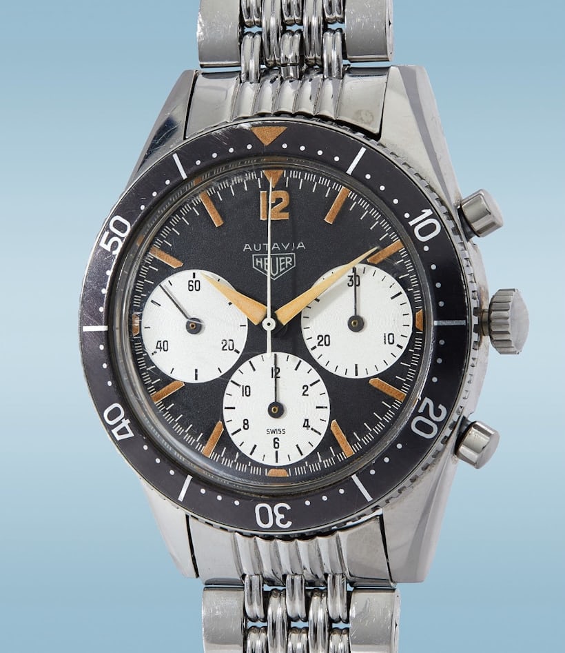 A Heuer Autavia ref. 2446 that sold at Phillips